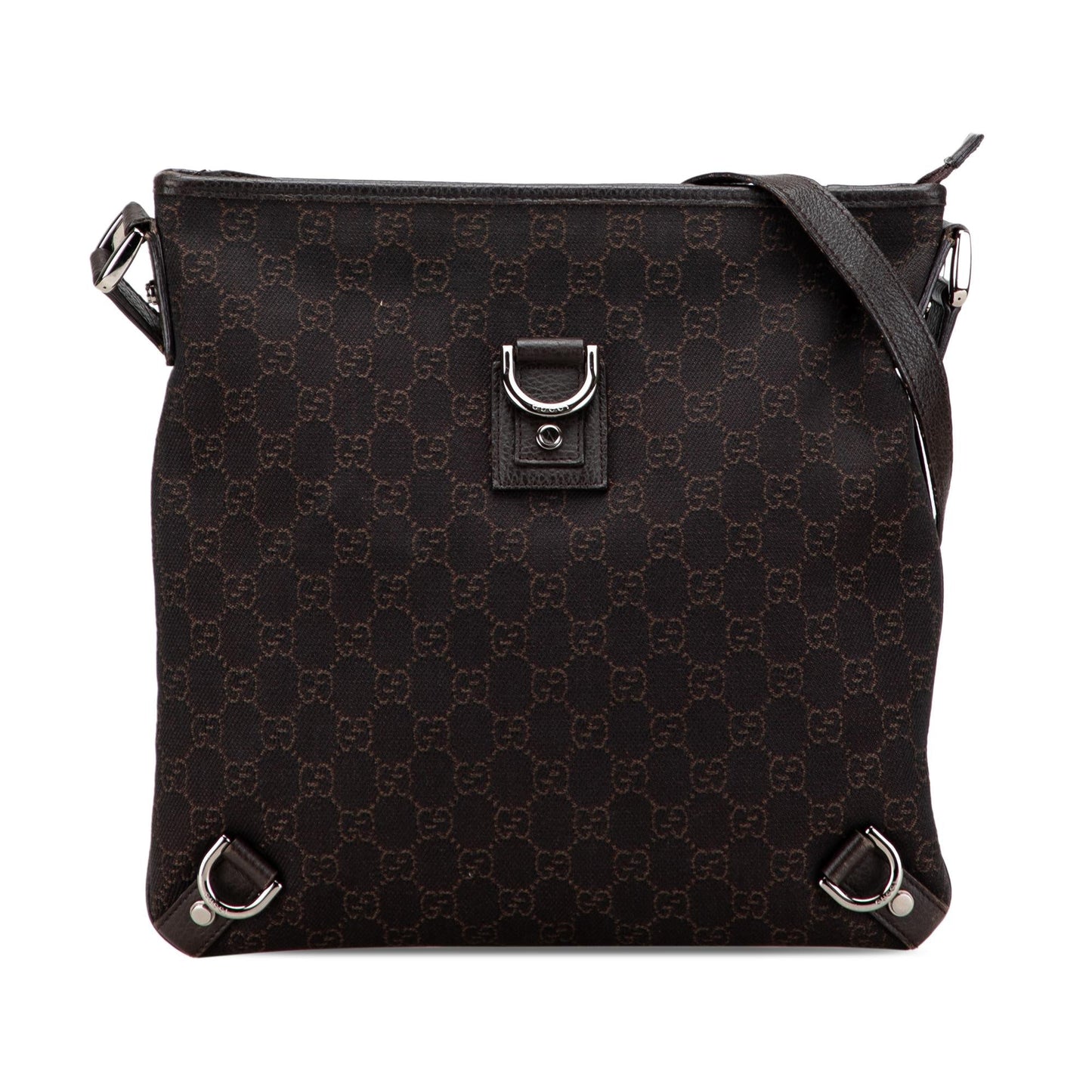 Gucci GG Denim Abbey D Ring Crossbody