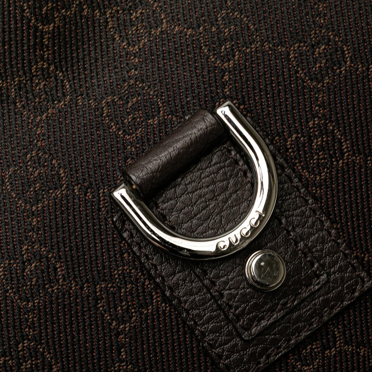 Gucci GG Denim Abbey D Ring Crossbody