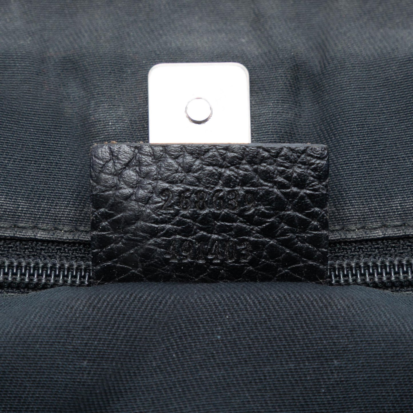 Gucci GG Denim Abbey D Ring Pocket Tote