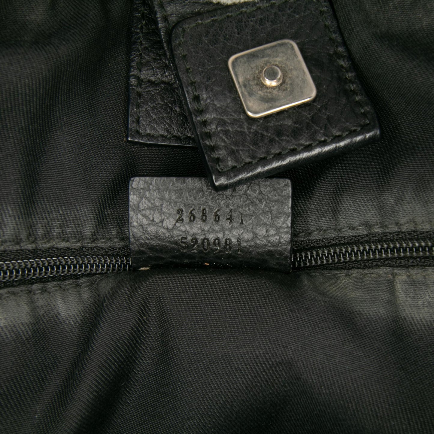 Gucci GG Denim Abbey D Ring Satchel