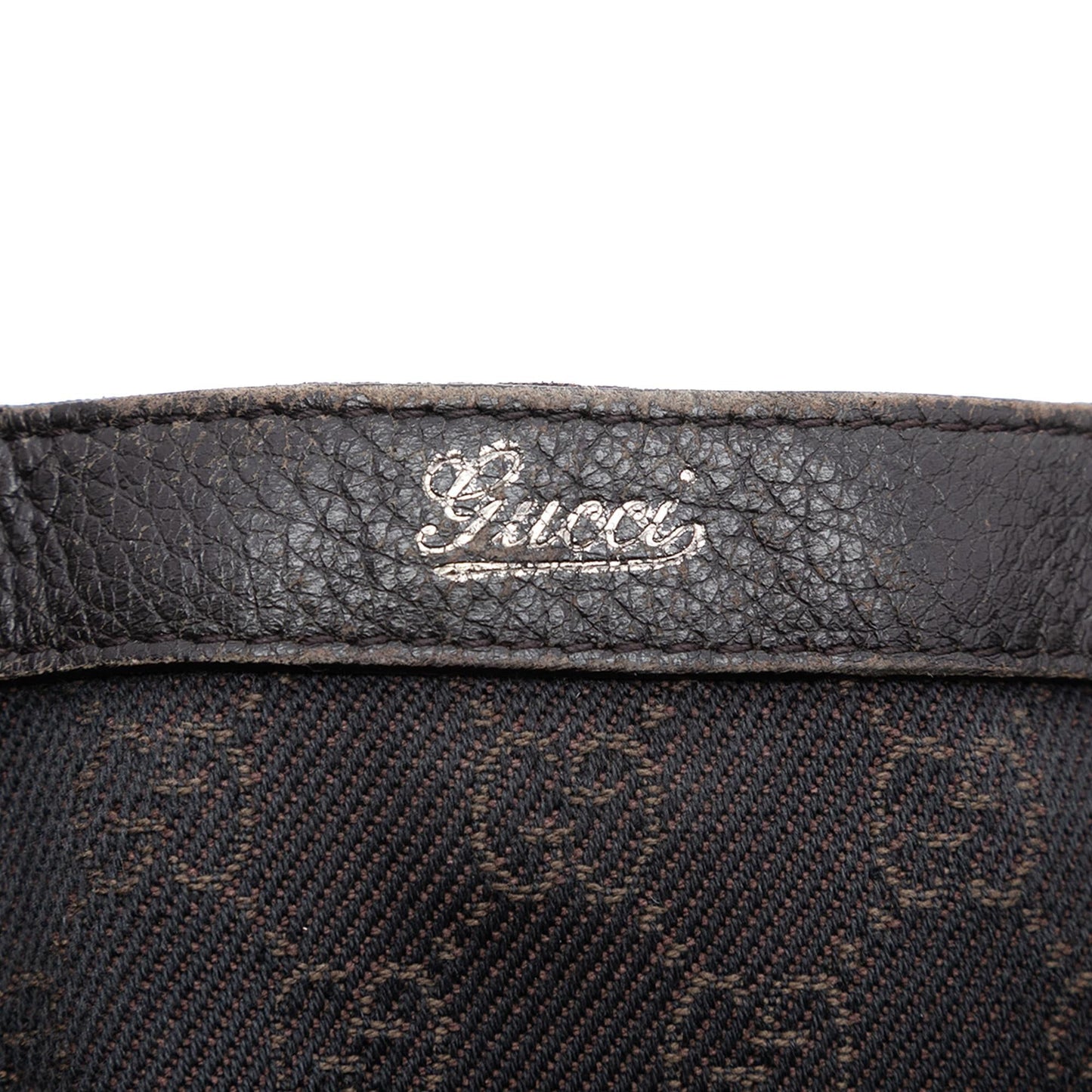 Gucci GG Denim Abbey D Ring Satchel