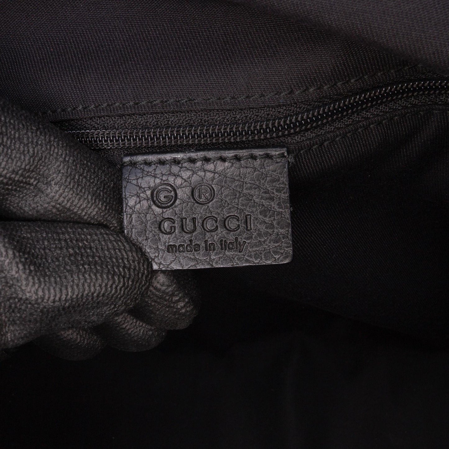 Gucci GG Denim Abbey D Ring Tote