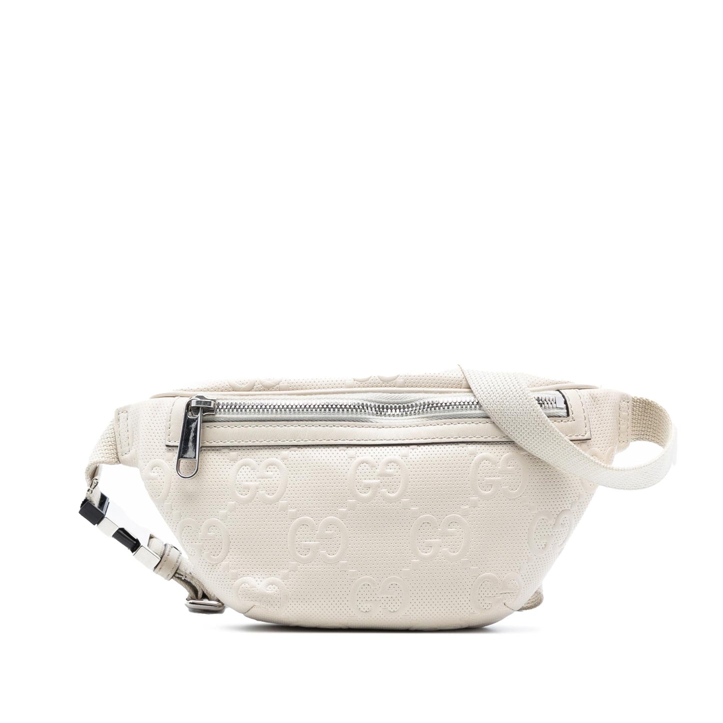 Gucci GG Embossed Perforated Leather Belt Bag