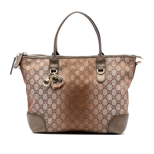 Gucci GG Lurex Heart Bit Satchel