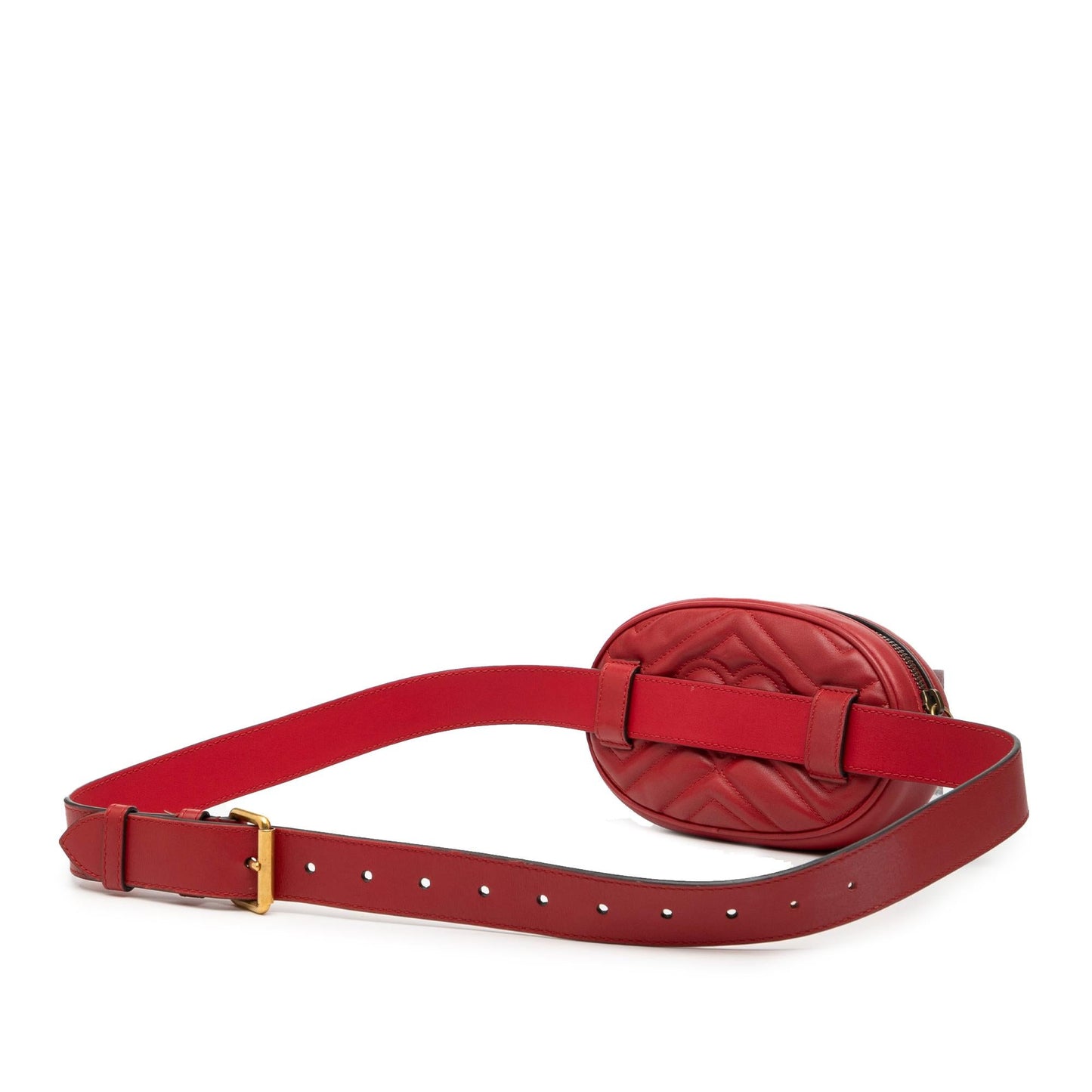 Gucci GG Marmont Matelasse Leather Belt Bag