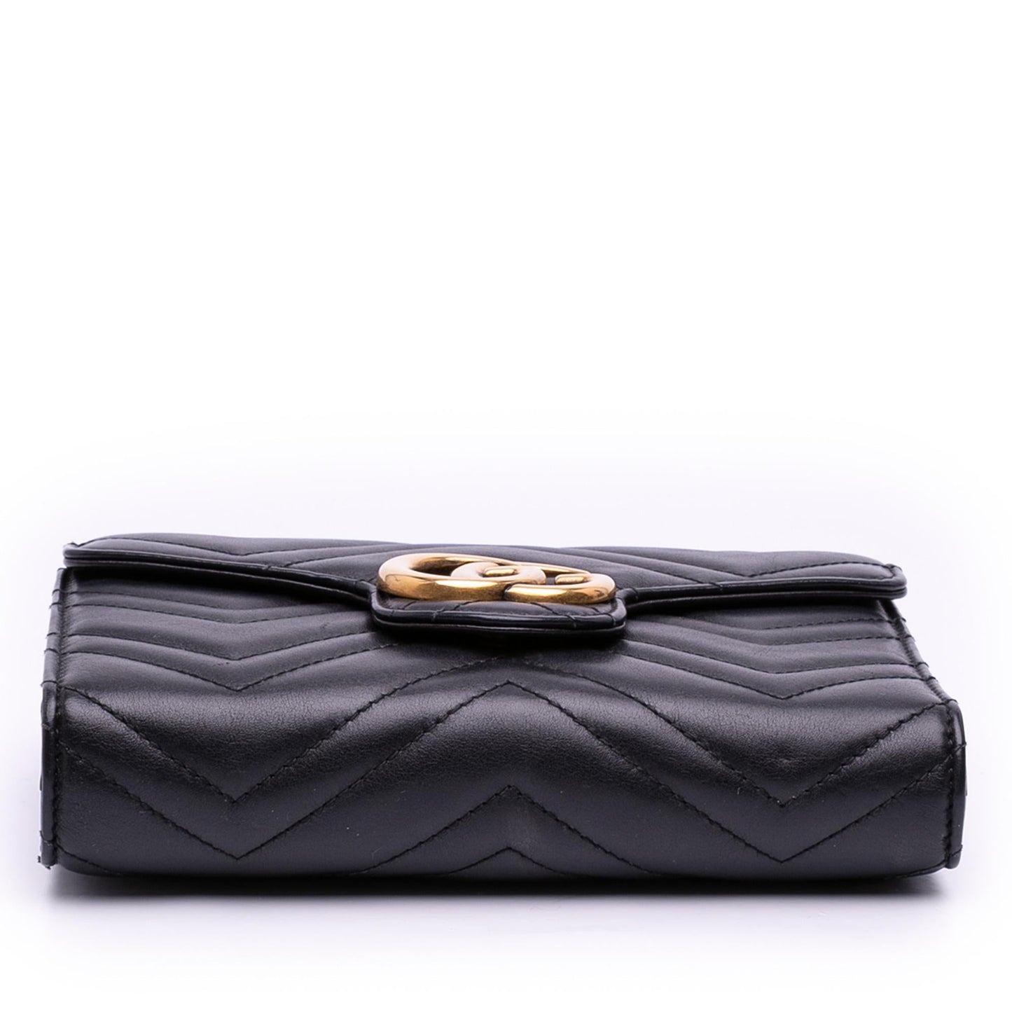Gucci GG Marmont Matelasse Leather Wallet On Chain