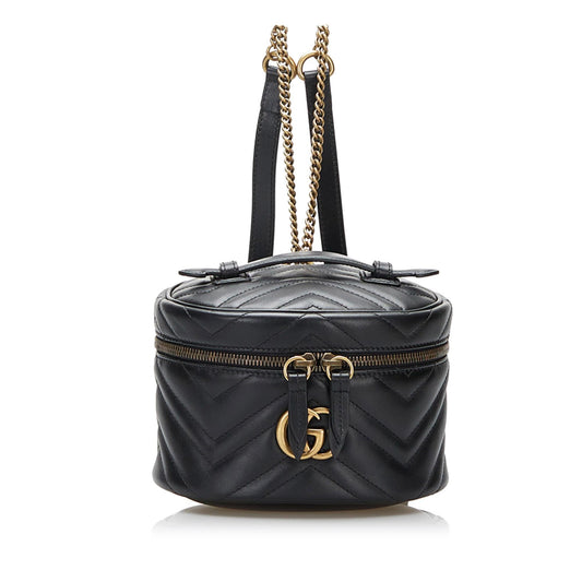 Gucci GG Marmont Round Backpack (SHG-5fzCDe)