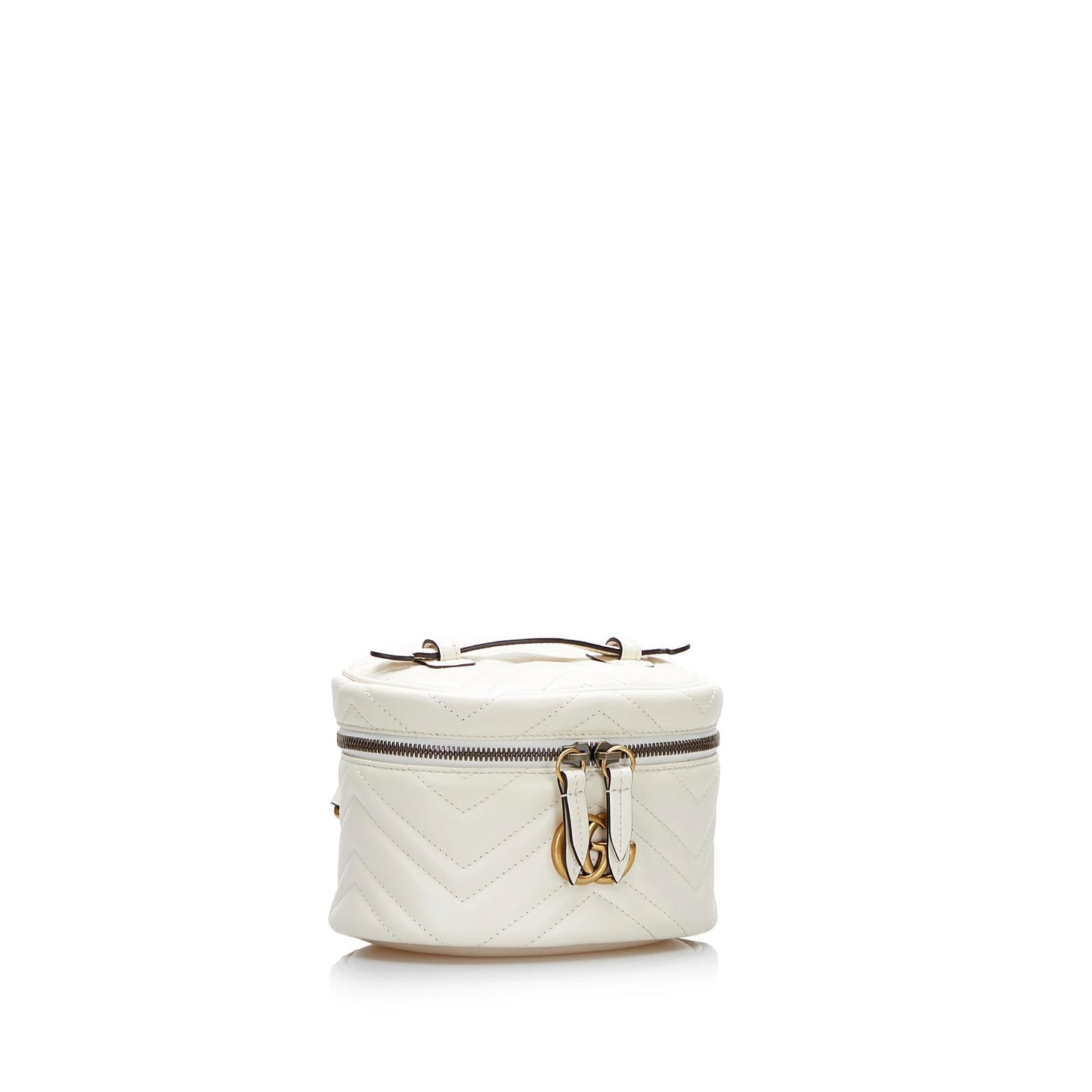 Gucci GG Marmont Round Backpack (SHG-SMFnDc)
