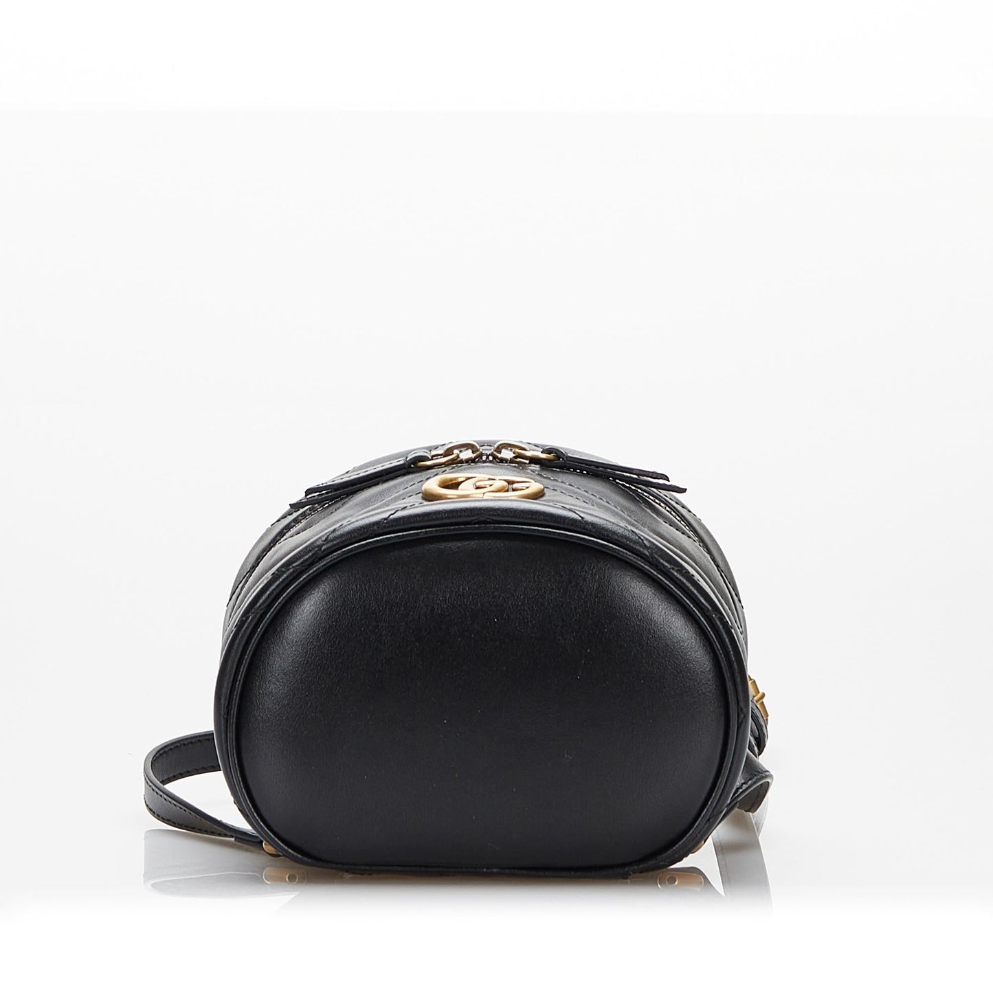 Gucci GG Marmont Round Backpack (SHG-EZMQ5g)