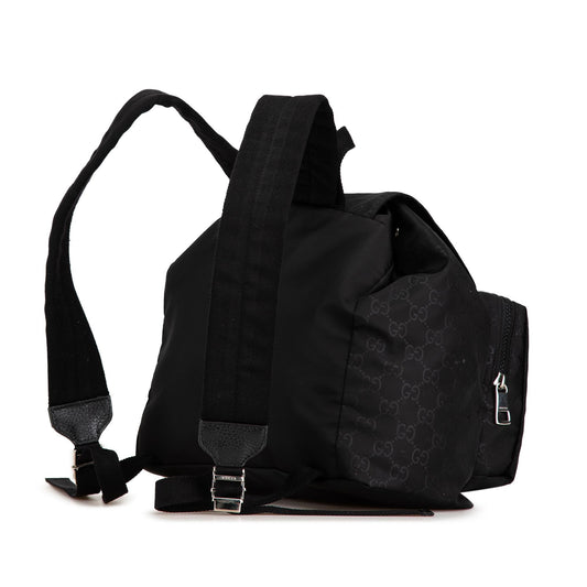 Gucci GG Nylon Double Front Pocket Backpack
