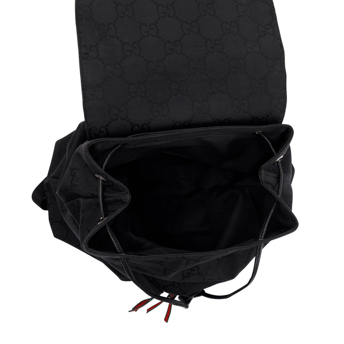 Gucci GG Nylon Drawstring Backpack