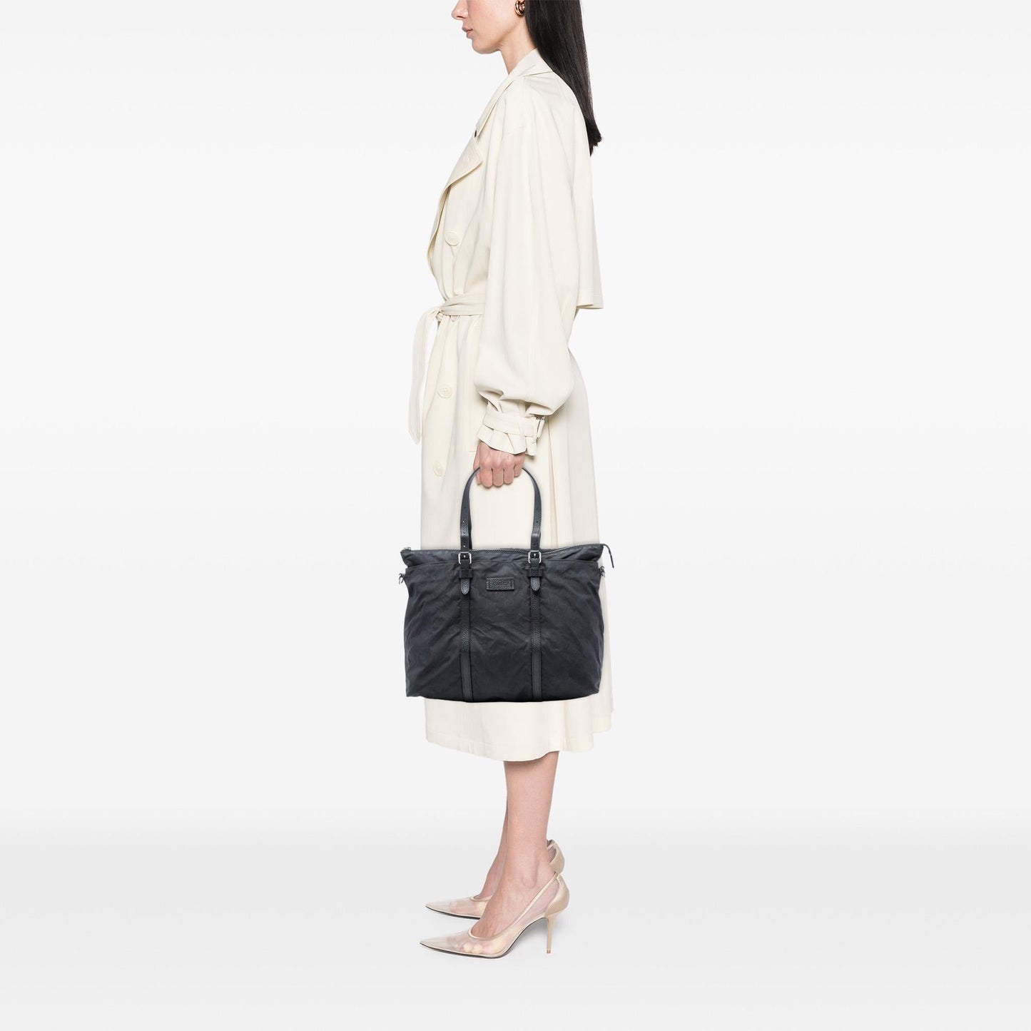 Gucci GG Nylon Satchel
