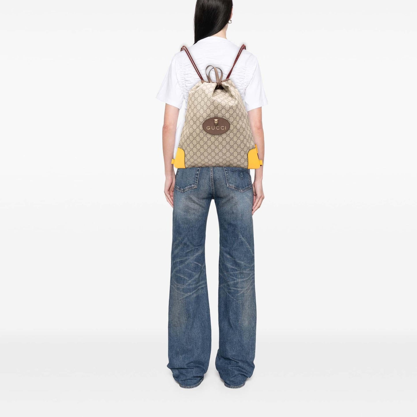 Gucci GG Supreme Animalier Backpack