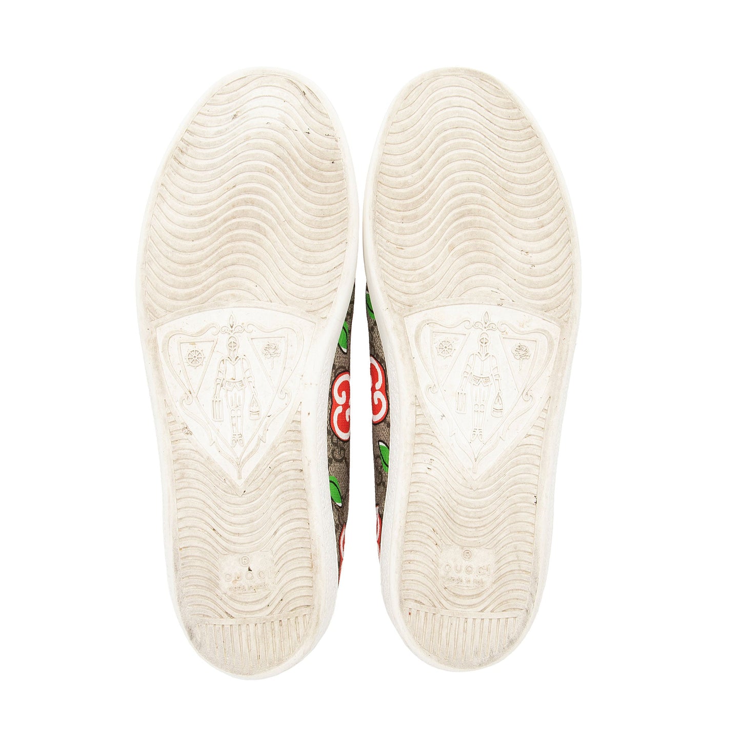Gucci GG Supreme Apple Sneakers - Size 37.5 / 7.5 (SHF-8bwssz)