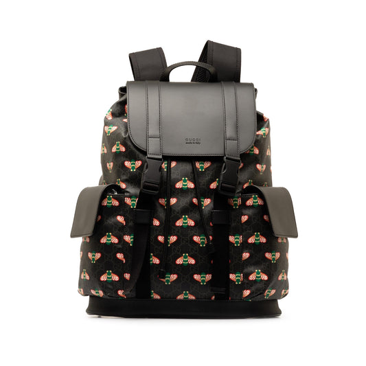 Gucci GG Supreme Bestiary Bee Backpack (SHG-NFVv7W)