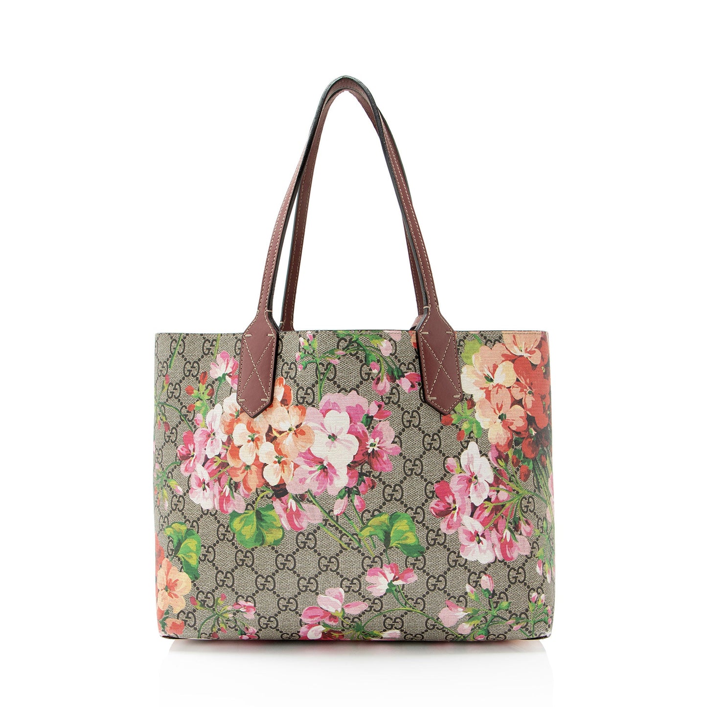 Gucci GG Supreme Blooms Reversible Small Tote
