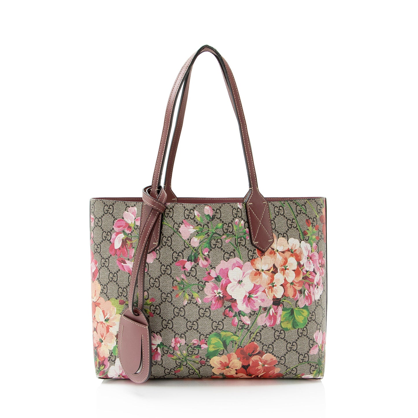 Gucci GG Supreme Blooms Reversible Small Tote