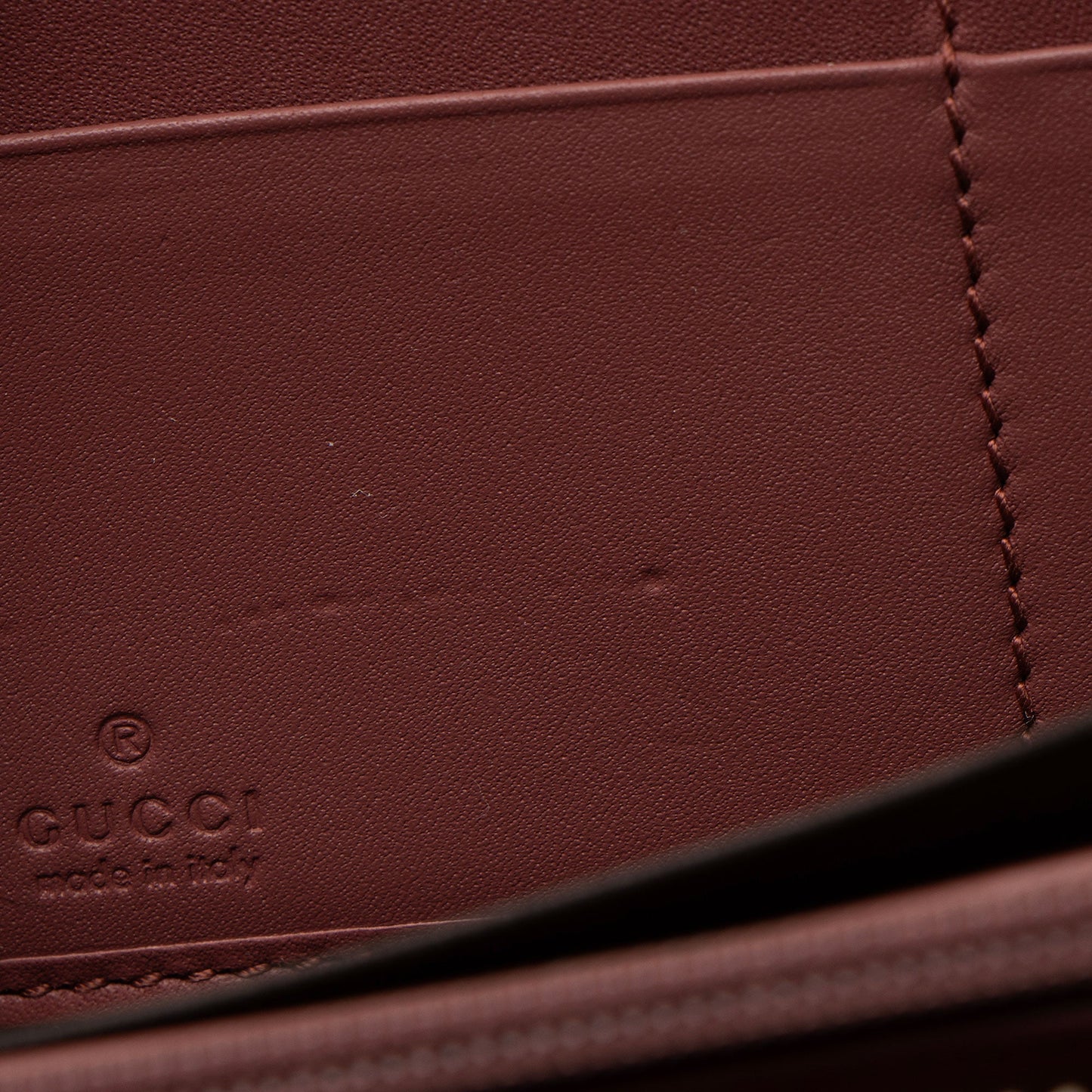 Gucci GG Supreme Blooms Zip Around Wallet