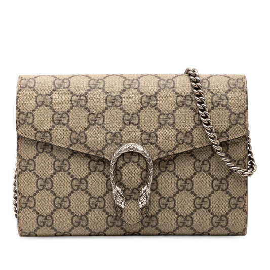 Gucci GG Supreme Dionysus Chain Wallet