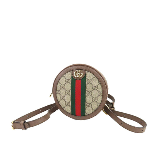 Gucci GG Supreme Mini Round Ophidia Backpack (SHG-37621)