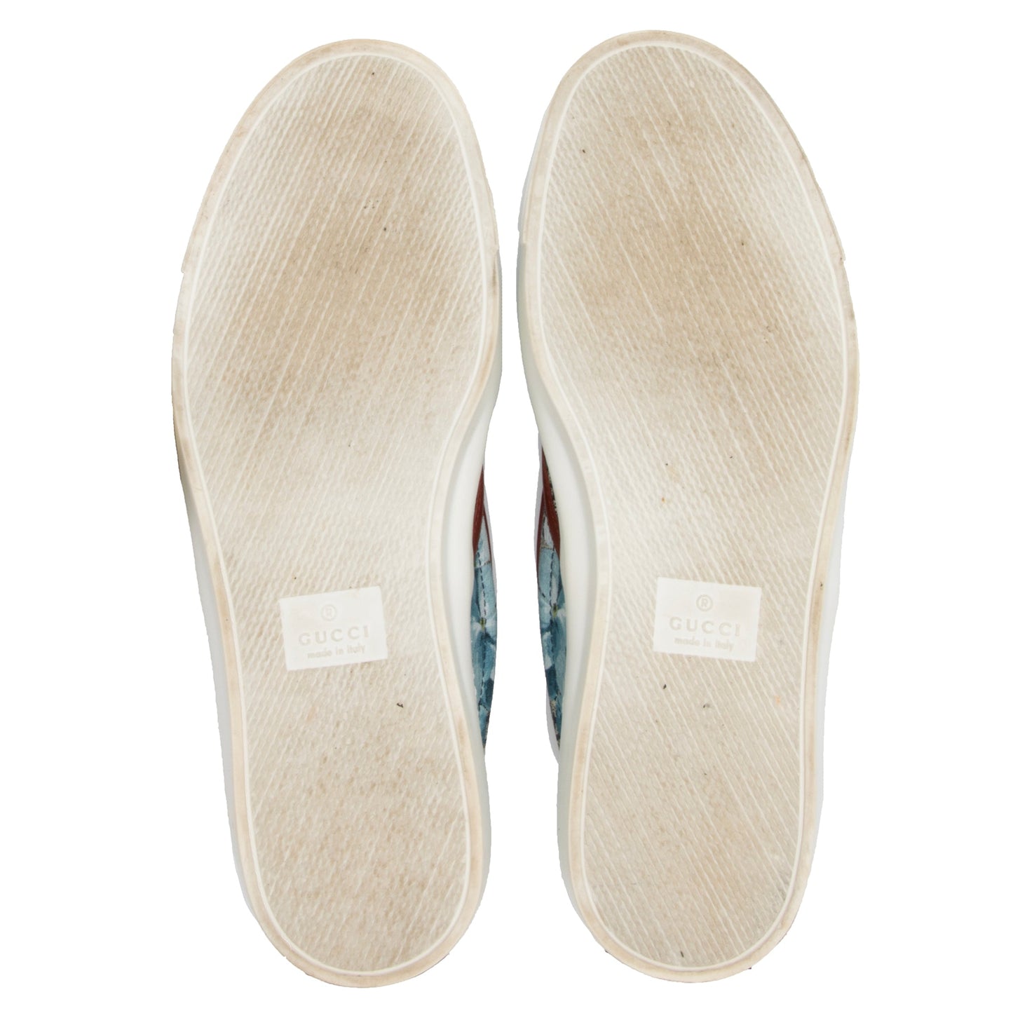 Gucci GG Supreme Monogram Blooms Slip On Sneakers - Size 8.5 / 38.5 (SHF-sfxx3G)