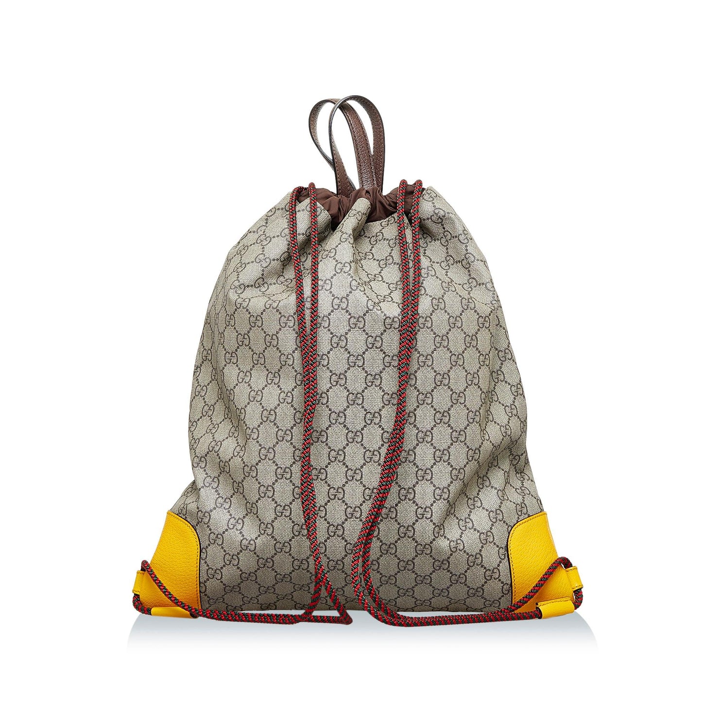 Gucci GG Supreme Neo Vintage Drawstring Backpack (SHG-CHnyKG)