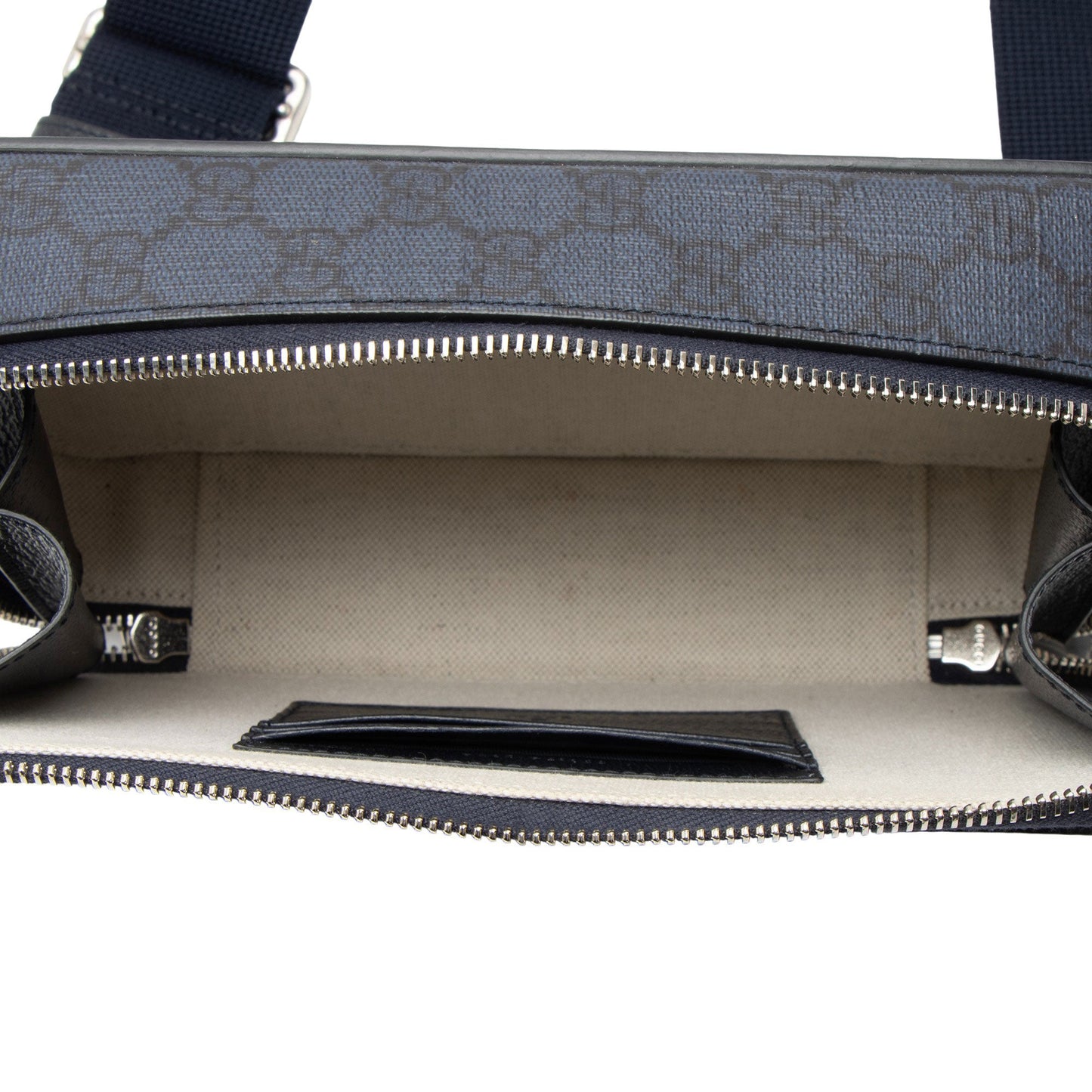 Gucci GG Supreme Ophidia Zip Around Crossbody