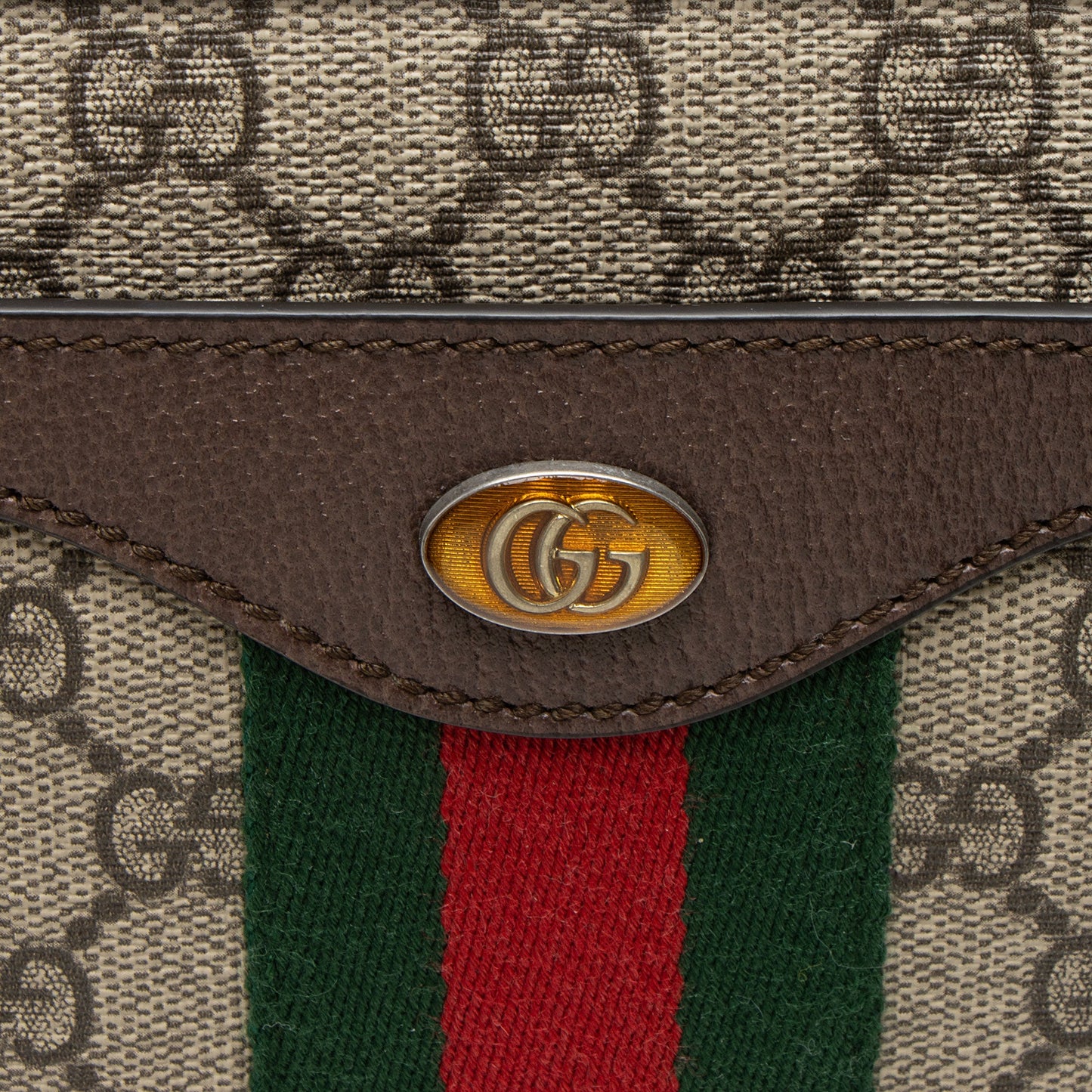 Gucci GG Supreme Ophidia Gusset Medium Crossbody