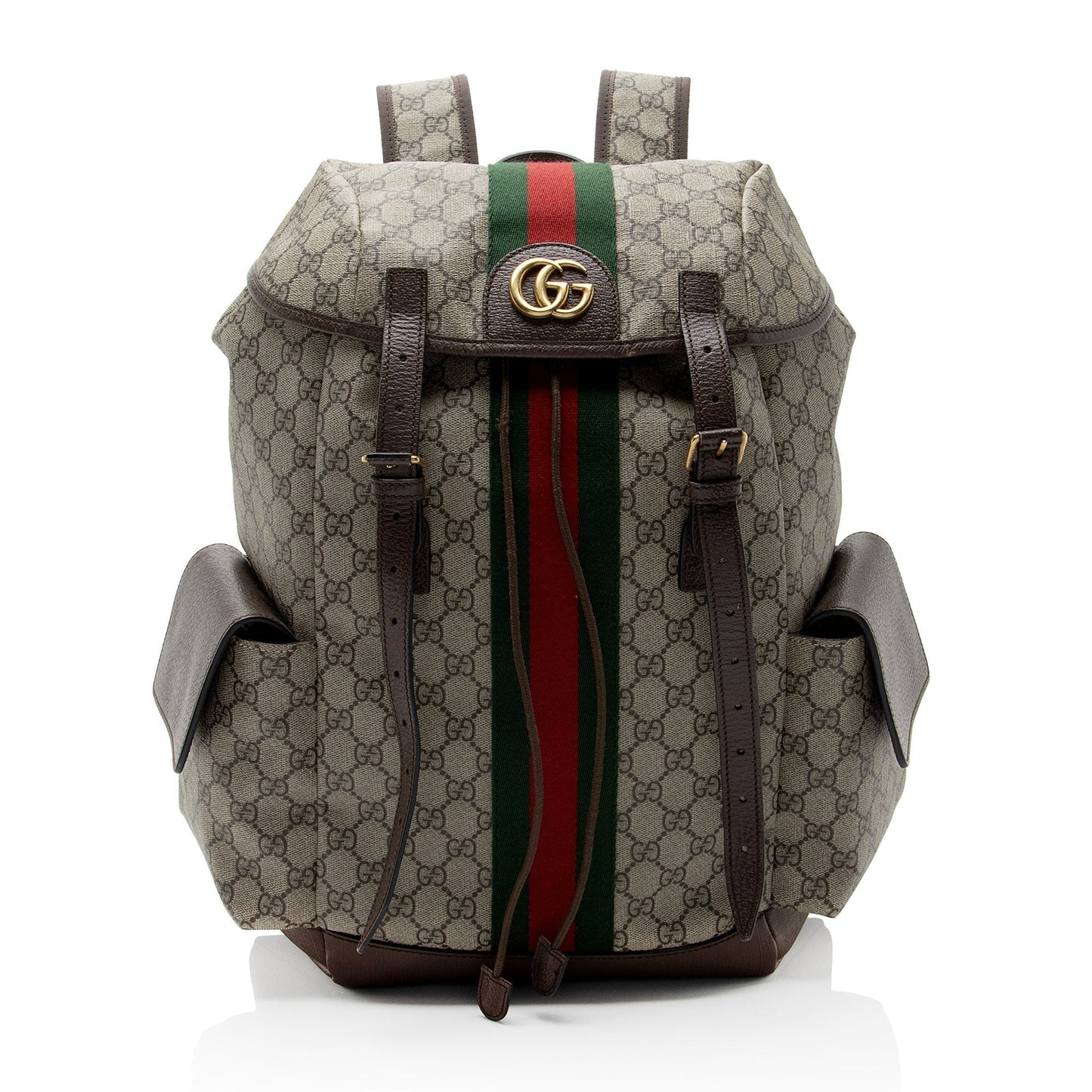 Luxury Gucci Trending 2025 GG Supreme Ophidia Medium Flap Backpack (SHF-zJBVt3)