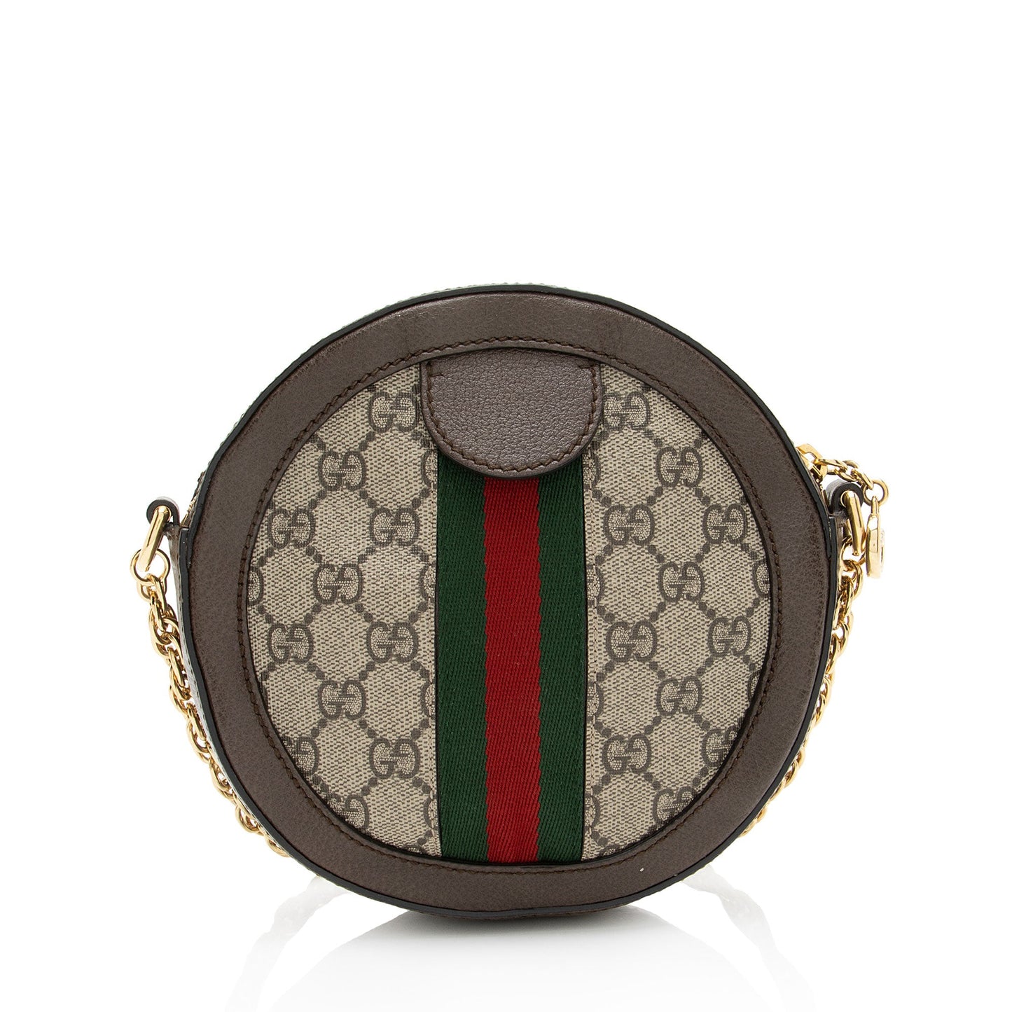 Gucci GG Supreme Ophidia Round Mini Shoulder Bag