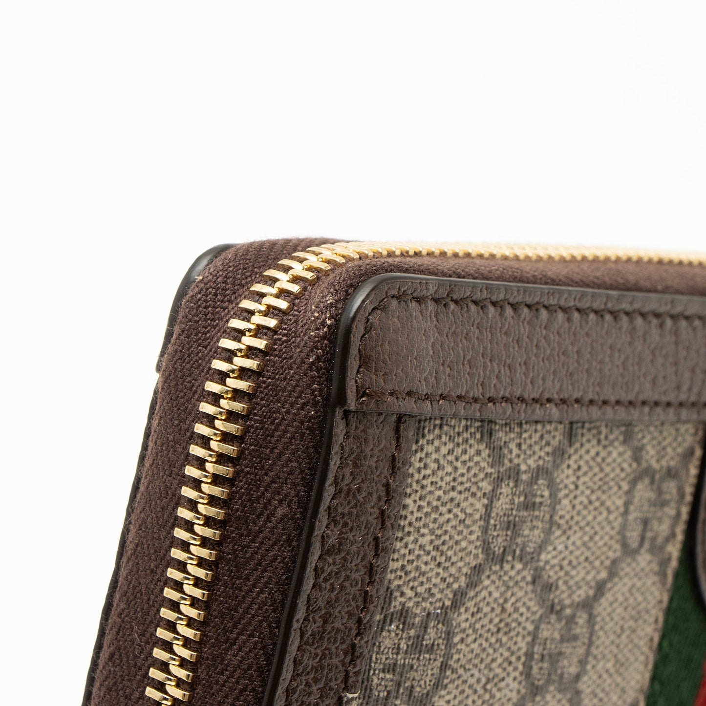 Gucci GG Supreme Ophidia Zip Around Wallet