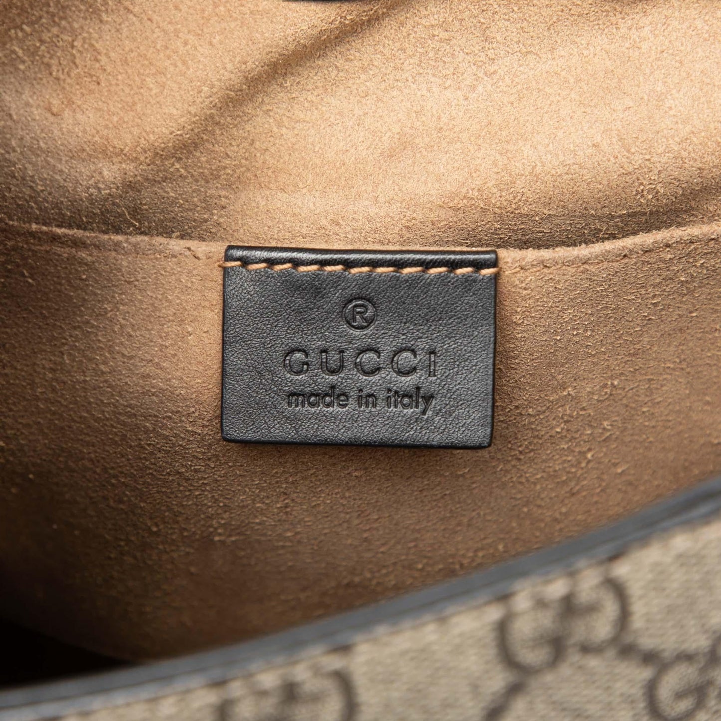 Gucci GG Supreme Padlock Backpack