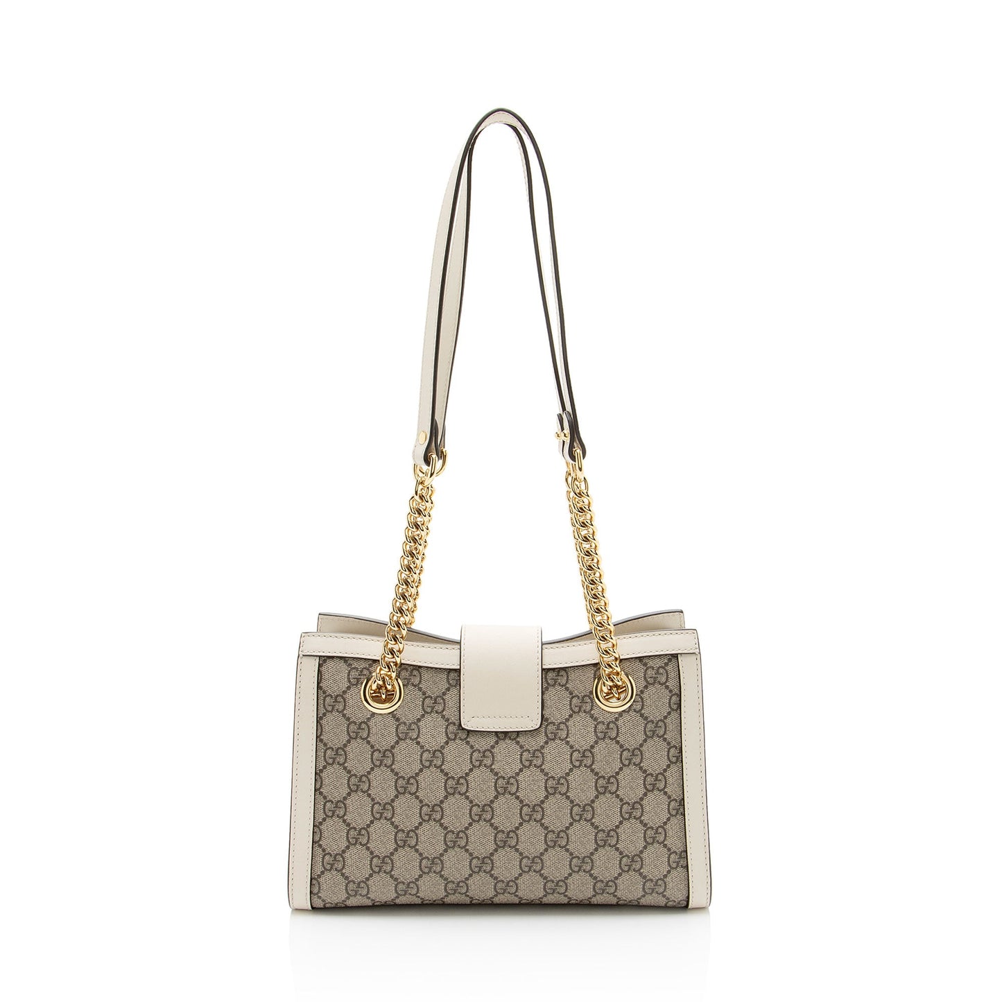 Gucci GG Supreme Padlock Chain Small Shoulder Bag