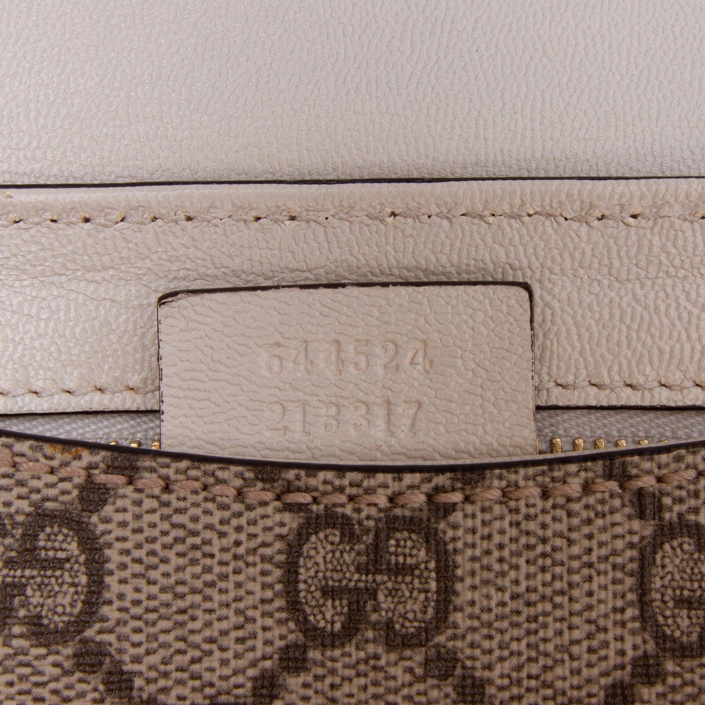 Gucci GG Supreme Saddle Padlock Crossbody