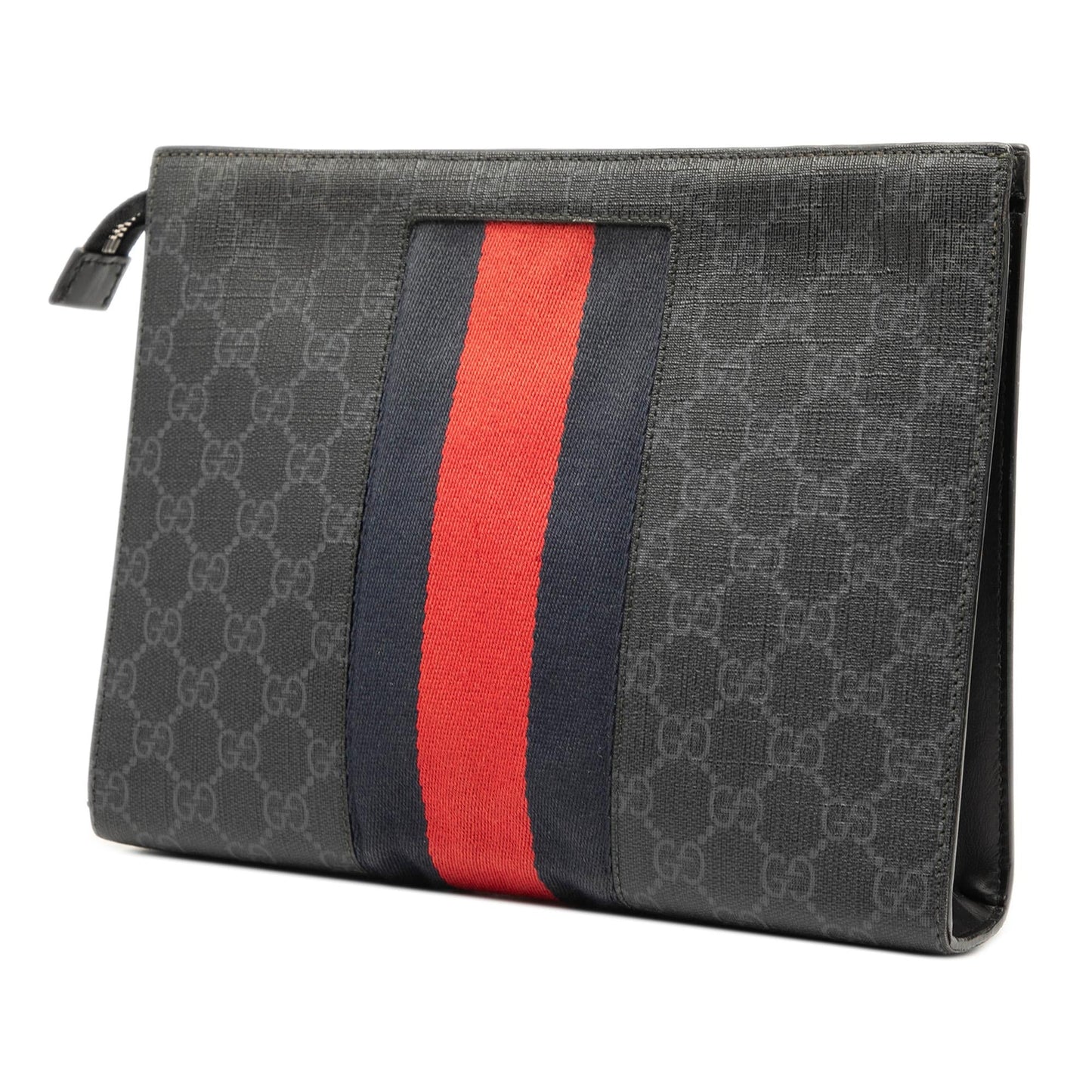 Gucci GG Supreme Web Clutch