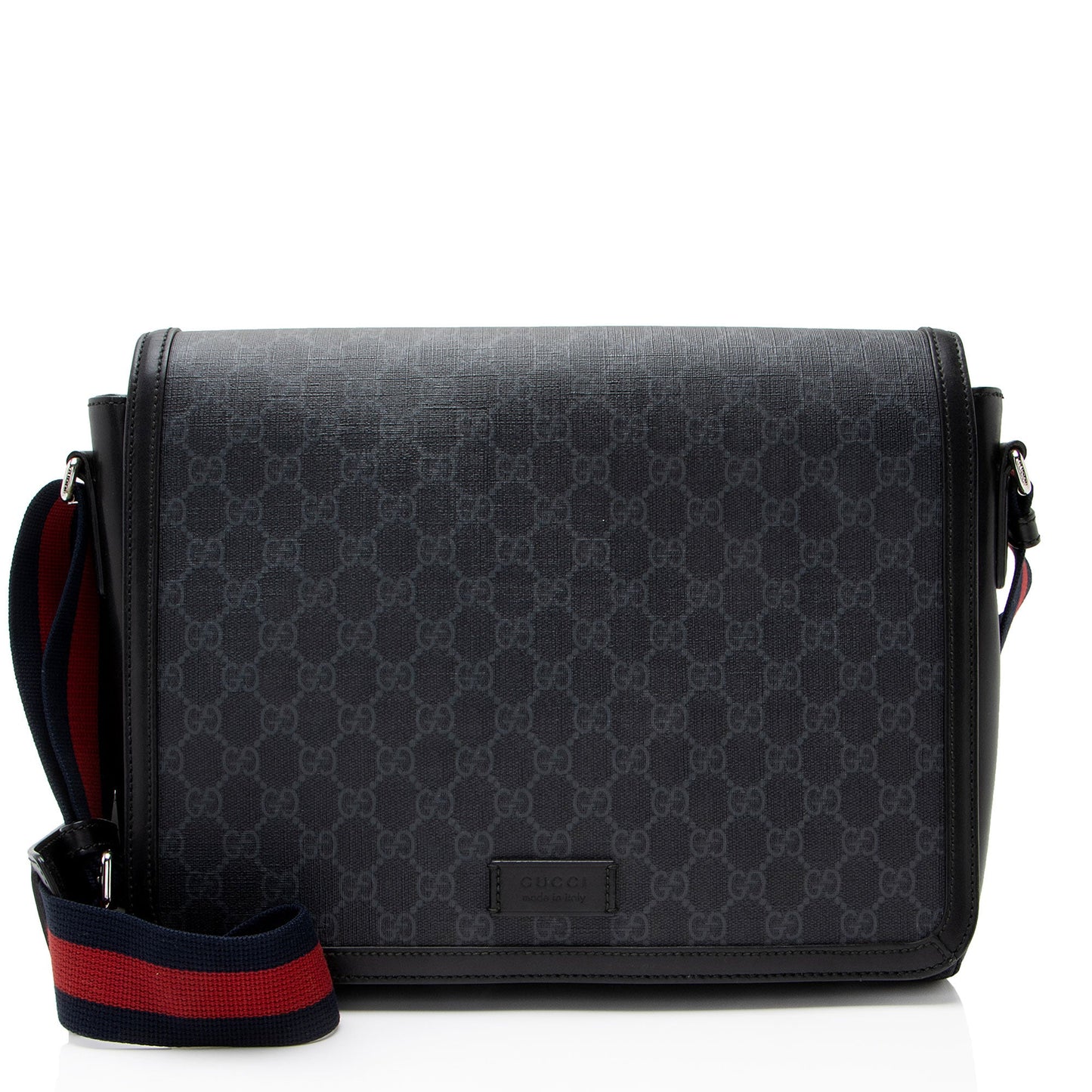 Gucci GG Supreme Web Large Messenger Bag