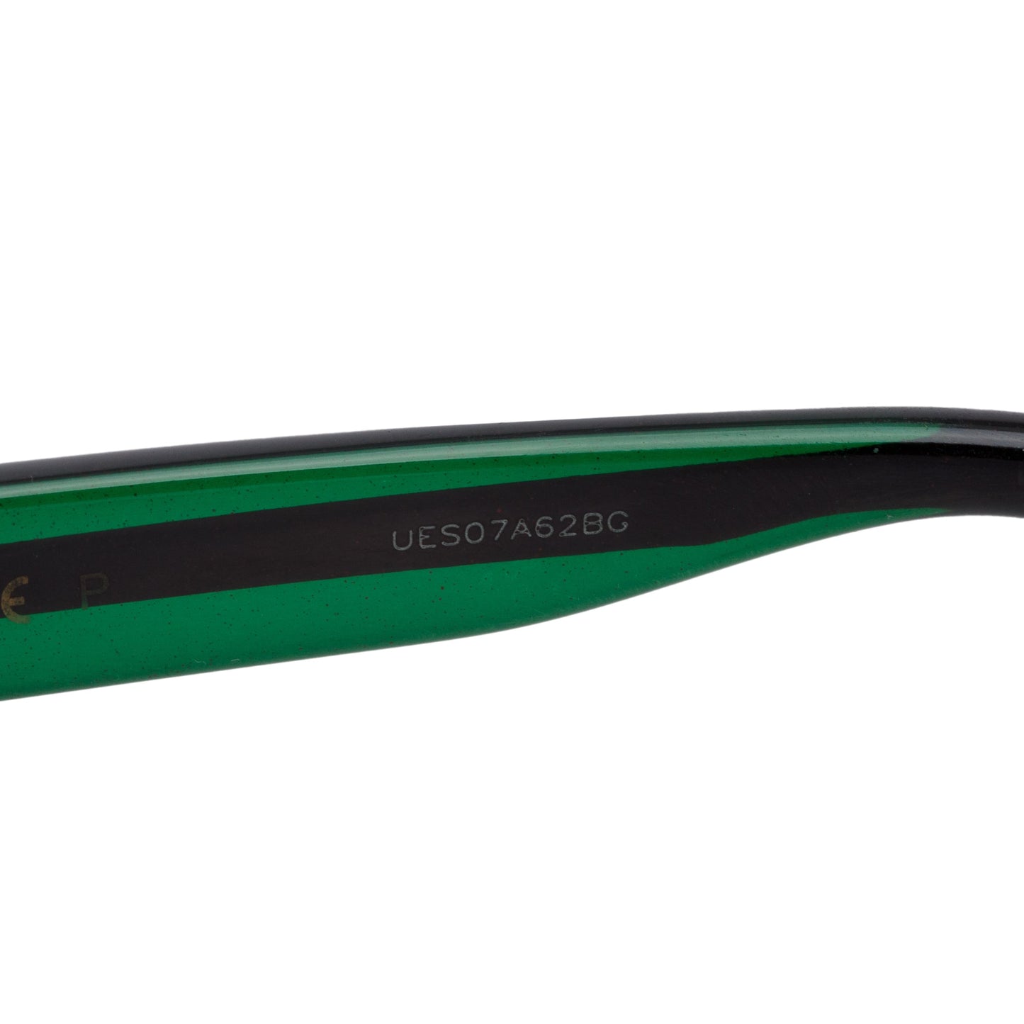 Gucci GG0001S Black Acetate Web Square Sunglasses