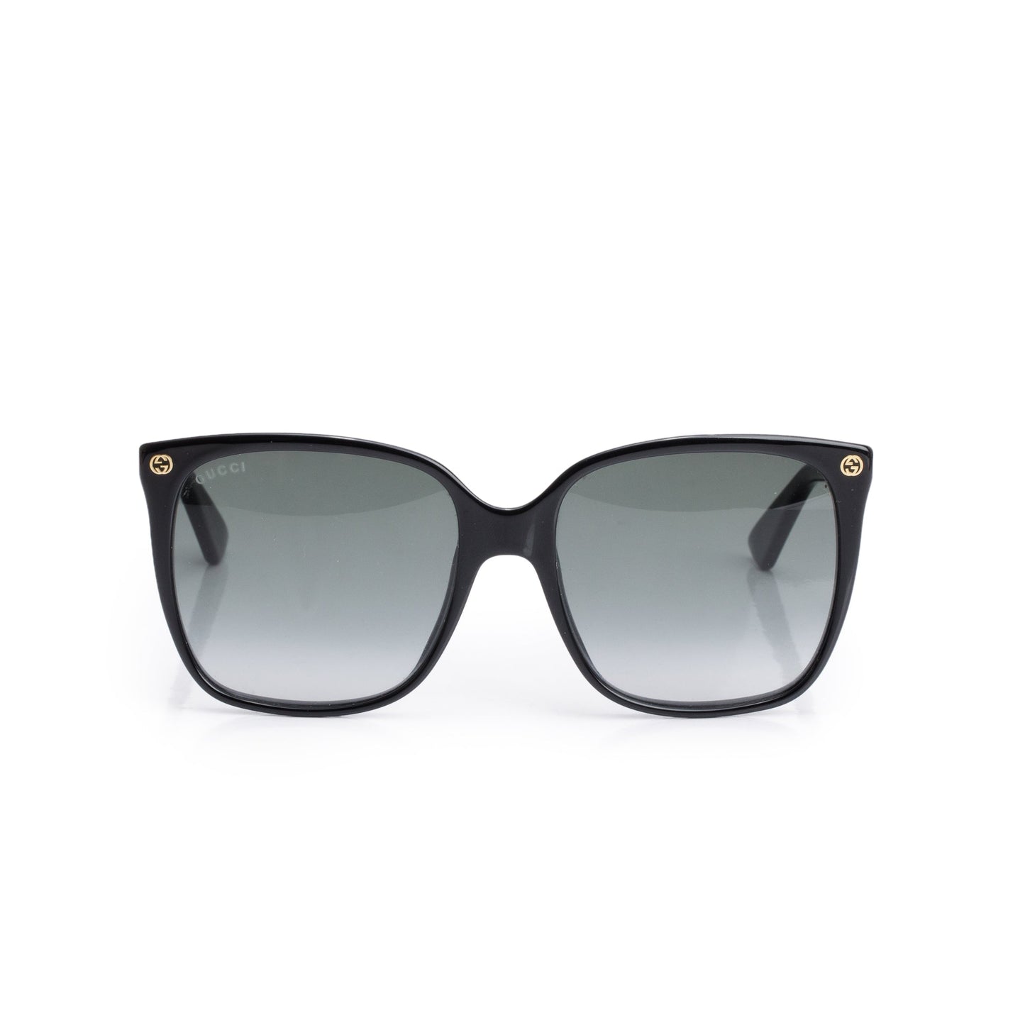 Gucci GG0022S Black Acetate Square Sunglasses