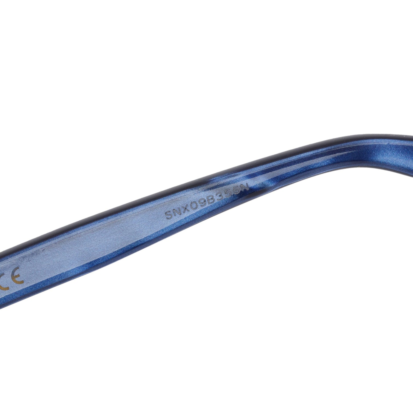 Gucci GG0024S Blue Acetate Interlocking G & Bee Accent Wayfarer Sunglasses