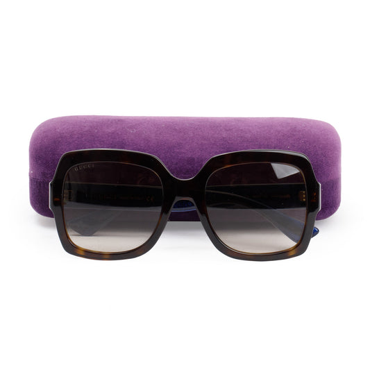 Gucci GG0036S GG Web Oversize Sunglasses