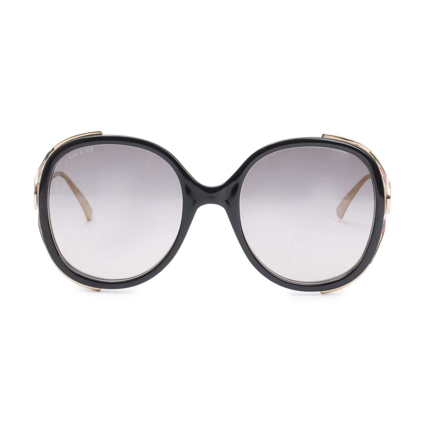 Gucci GG0226S Interlockin GG Web Oversize Sunglasses