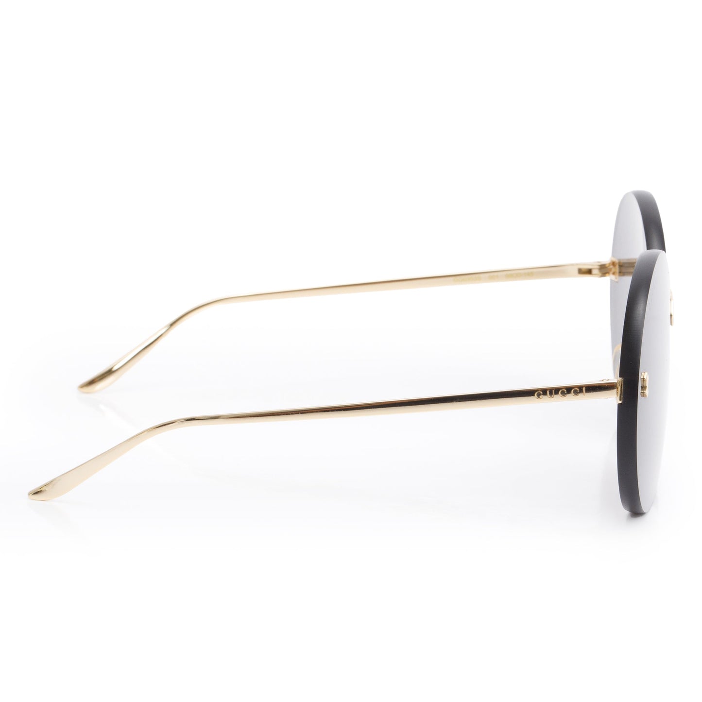 Gucci GG0353S Rimless Oversized Round Sunglasses