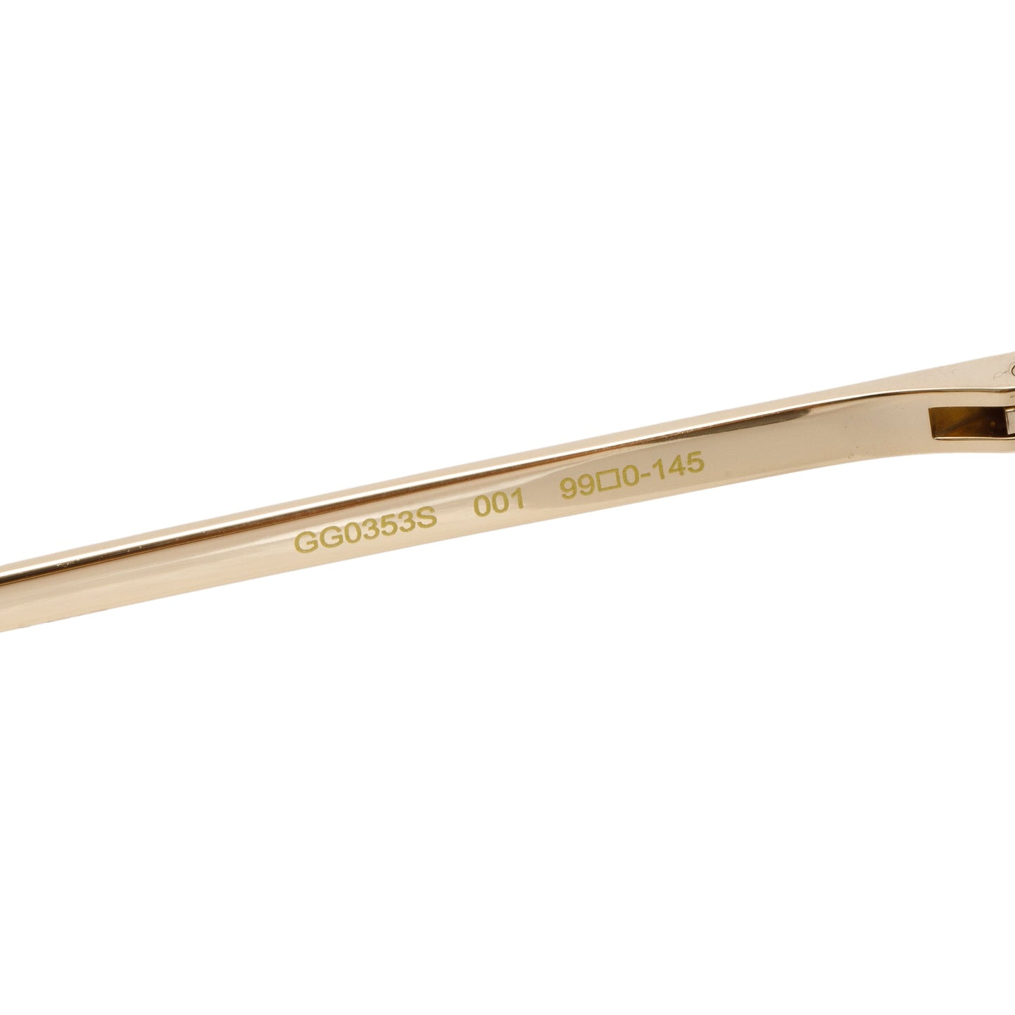 Gucci GG0353S Rimless Oversized Round Sunglasses