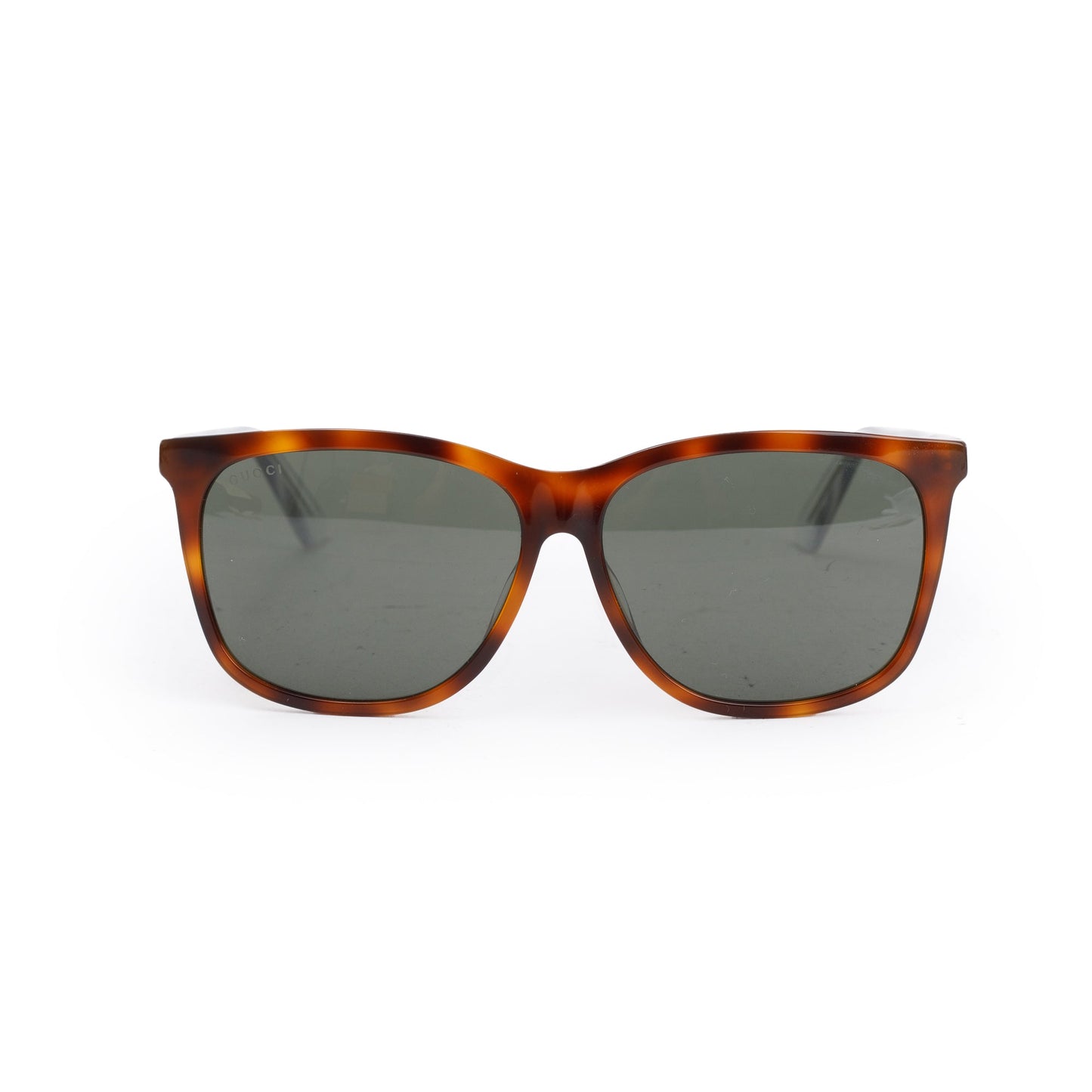 Gucci GG0495SA Brown Acetate Square Frame Sunglasses
