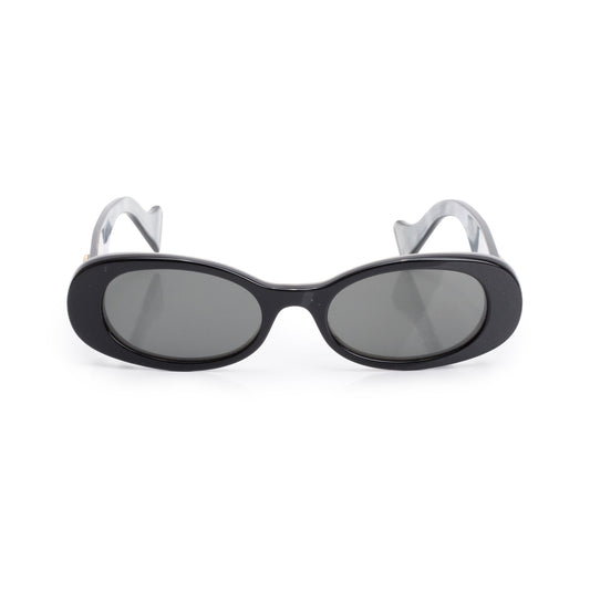 Gucci GG0517/S Black Acetate Interlocking G Oval Sunglasses
