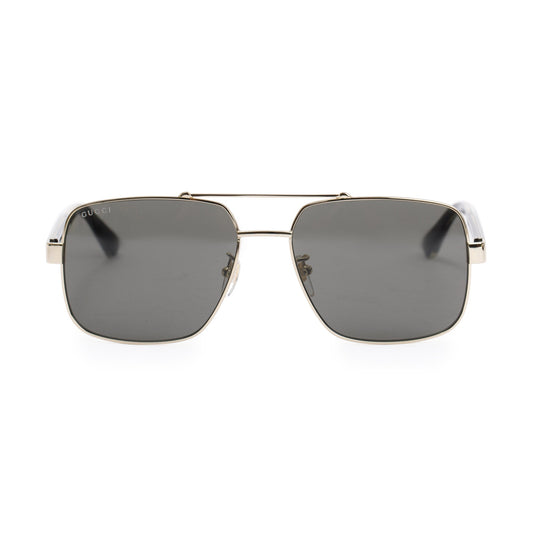 Gucci GG0529S Gold-Tone Frame Aviator Sunglasses