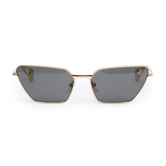 Gucci GG0538S Gold-Tone Frame Rectanglar Sunglasses
