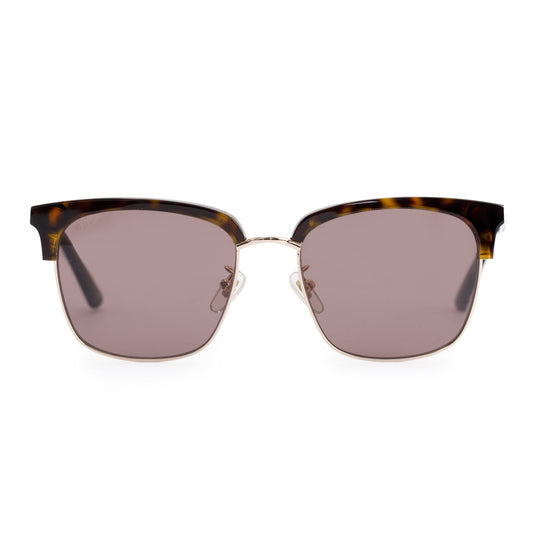 Gucci GG0697S Rectangular Frame Metal Sunglasses