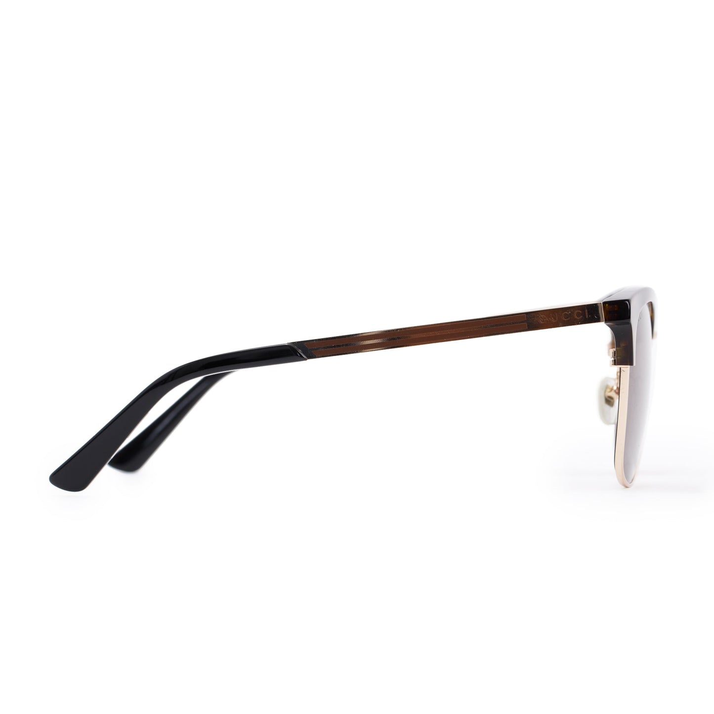 Gucci GG0697S Rectangular Frame Metal Sunglasses