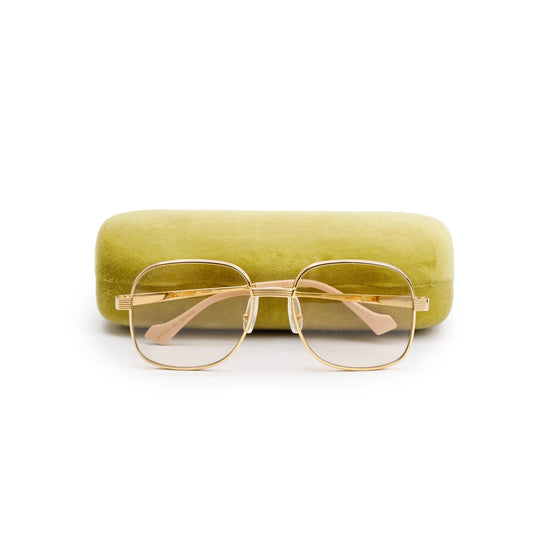 Gucci GG0788S Gold Tone Metal Frame Square Sunglasses